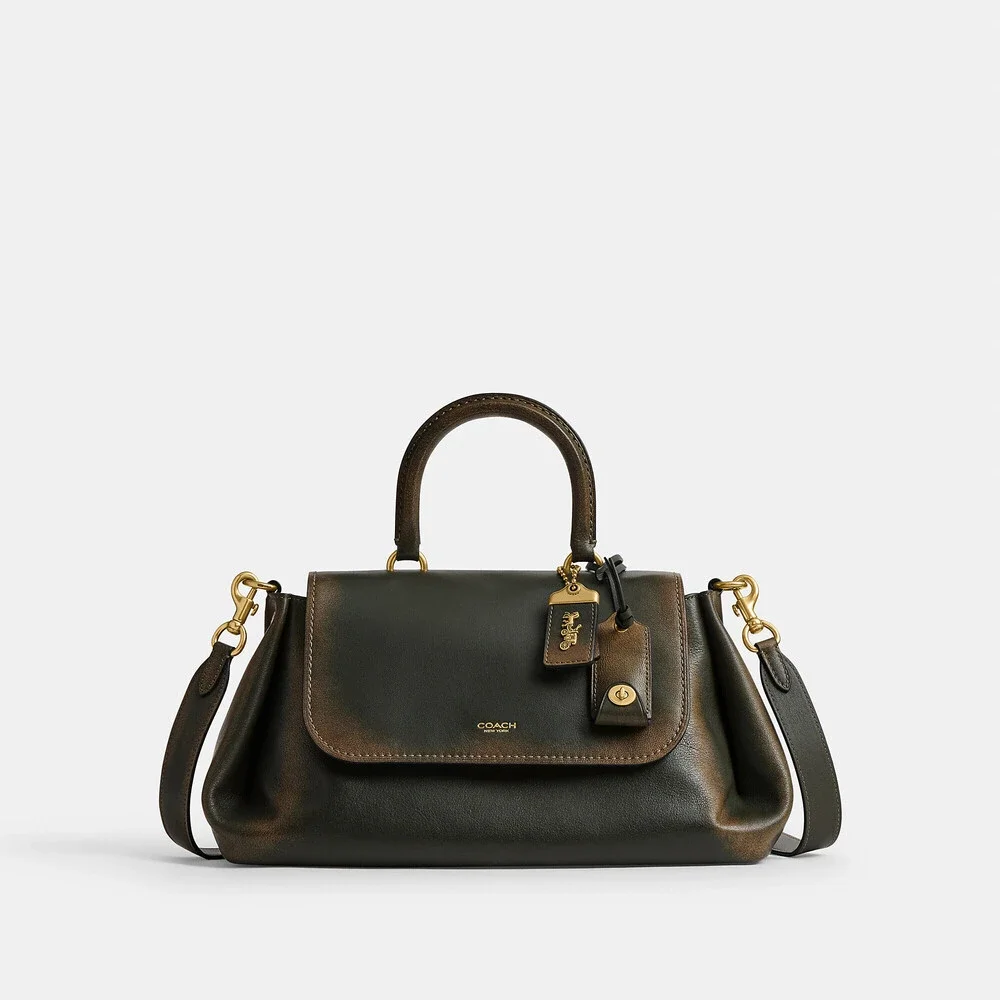 *NWT* Coach Slouchy Rogue Top Handle Bag In Loved Leather (Purchased Coach)